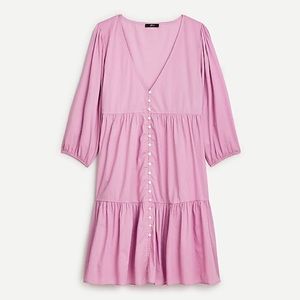 J. Crew Button Front Beach Dress in Lilac.